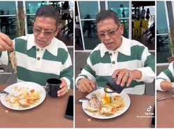 Tuang Jus Jeruk ke Makanan, Politisi Ini Dikecam Tak Hargai Makanan