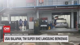 VIDEO: Usai Balapan, Pembalap dan Tim Super Bike Langsung Berkemas