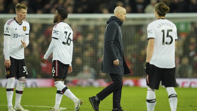 Legenda Manchester United mengkritik habisan-habisan tim asuhan Erik ten Hag usai dibantai Liverpool 0-7 pada pekan ke-26 Liga Inggris.