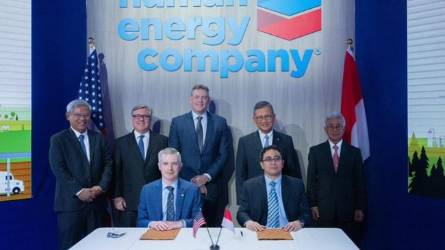 Pertamina bekerja sama dengan Chevron New Energies untuk pengembangan carbon capture storage and carbon capture, utilization, and storage (CCS/CCUS) di Kaltim.