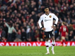 MU Dituding Menyerah di Anfield, Rashford: Omong Kosong