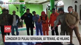 VIDEO: Longsor di Pulau Serasan, 10 Tewas, 42 Hilang