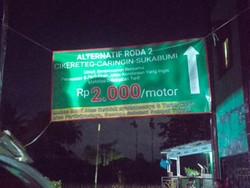 Pungli Jalur Alternatif Imbas Longsor Jembatan Cikereteg, Polisi Turun Tangan