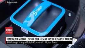 VIDEO: Pengguna Motor Listrik Bisa Hemat Rp2,77 Juta Per Tahun
