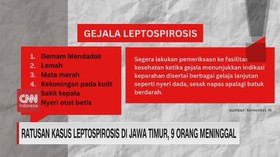 VIDEO: Ratusan Kasus Leptospirosis di Jawa Timur, 9 Orang Meninggal