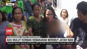 VIDEO: Adu Mulut Korban Kebakaran Berebut Jatah Nasi