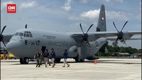 VIDEO: Pesawat Baru TNI AU C-130J Super Hercules Tiba di Indonesia