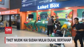 VIDEO: Tiket Mudik KAI Sudah Mulai Dijual Bertahap