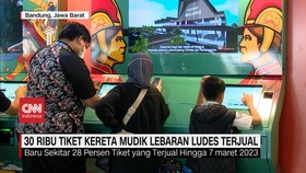 VIDEO: 30 Ribu Tiket Kereta Mudik Lebaran Ludes Terjual
