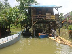 Banjir 3 Bulan di Ngastorejo Pati, Sekdes: Nasi Bungkus Hanya Dikirim Sekali