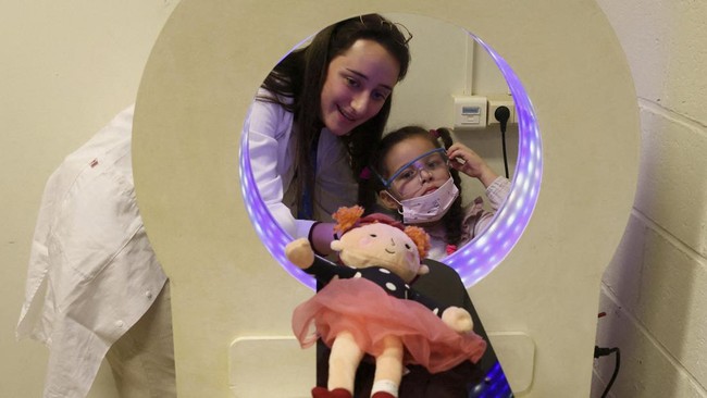 FOTO: Belajar soal Rumah Sakit di Klinik Teddy Bear Belgia
