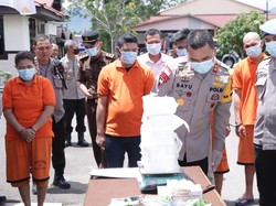 Polres Bengkayang Kalbar Tangkap 6 Tersangka Narkoba, 10,4 Kg Sabu Dimusnahkan
