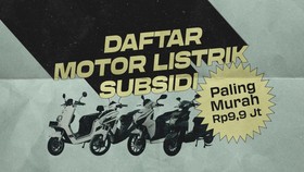 INFOGRAFIS: Daftar Motor Listrik Subsidi, Paling Murah Rp9,9 Juta