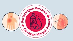 INFOGRAFIS: Pertolongan Pertama Terkena Cipratan Minyak Panas