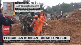 VIDEO: Pencarian Korban Tanah Longsor