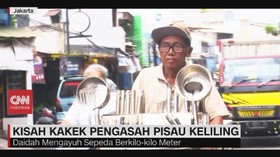VIDEO: Kisah Kakek Pengasah Pisau Keliling, Enggan Meminta-minta