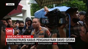 VIDEO: Rekonstruksi Kasus Penganiayaan David Ozora