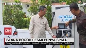 img-title VIDEO: Istana Bogor Resmi Punya SPKLU