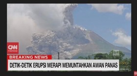 VIDEO: Erupsi Merapi dari Berbagai Titik di Sleman dan Magelang
