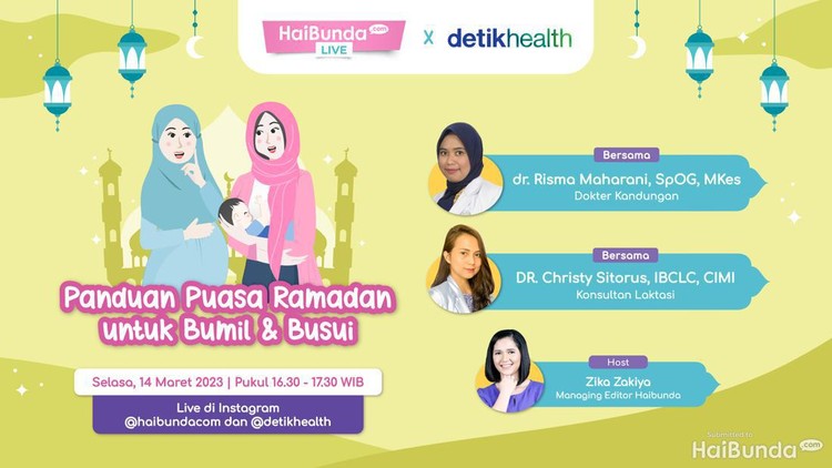 HaiBunda Live Ibu Hamil dan Menyusui Puasa Ramadan HaiBunda Live Ibu Hamil dan Menyusui Puasa Ramadan