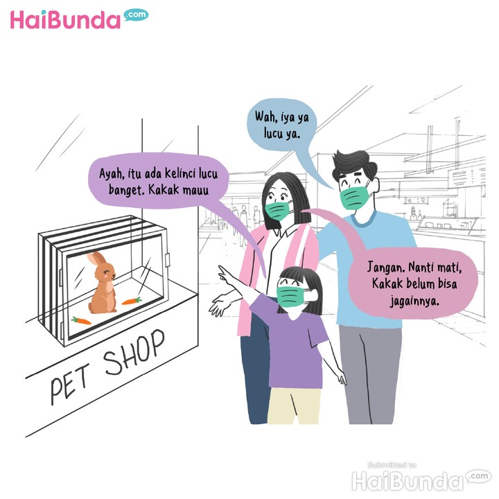 Komik Bunda: Peliharaan Baru Kakak