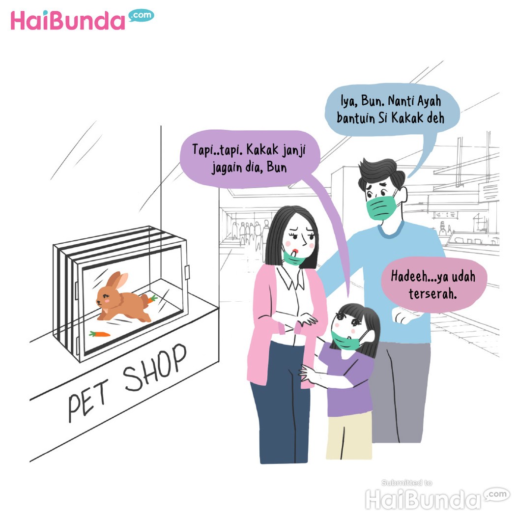 Komik Bunda: Peliharaan Baru Kakak