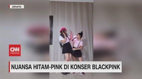VIDEO: Nuansa Hitam-Pink di Konser Blackpink