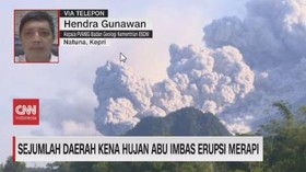 VIDEO: Sejumlah Daerah Kena Hujan Abu Imbas Erupsi Merapi