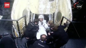 VIDEO: Detik-detik Empat Astronaut Tiba di Bumi dari ISS