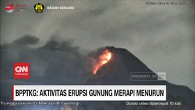VIDEO: Aktivitas Erupsi Gunung Merapi Menurun