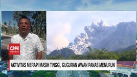 VIDEO: Aktivitas Merapi Masih Tinggi, Guguran Awan Panas Menurun