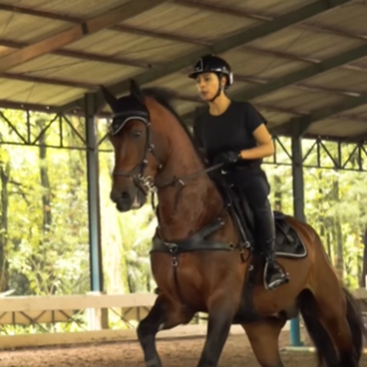 <p>Tempat tersebut juga disertai dengan arena untuk berlatih menunggangi kuda, Bunda. Nabila kerap mengunggah aksinya saat berkuda lewat deretan foto hingga video ke media sosial. (Foto: Instagram @nsyakieb85 @maul_official)</p>