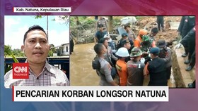 VIDEO: Pencarian Korban Longsor Natuna