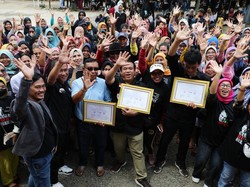 Relawan Ganjar Dorong Kesejahteraan Pekerja 2 Perusahaan Subang