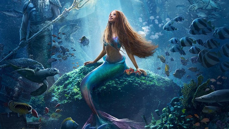 Poster resmi film Disney's The Little Mermaid.