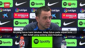 VIDEO: Xavi Hernandez Sebut Barcelona Tak Terganggu Kasus Suap Wasit