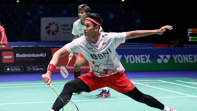 Ganda putra Indonesia Bagas Maulana/ Muhammad Shohibul Fikri berhasil melangkah ke babak 16 besar Swiss Open 2023.