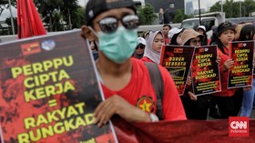 Ramai-ramai Kecam Pengesahan Perppu Ciptaker Jadi UU