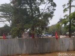 Kondisi Terkini Alun-alun Cimahi yang Tengah Direvitalisasi
