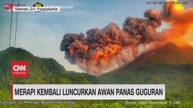 VIDEO: Merapi Kembali Luncurkan Awan Panas Guguran