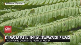 VIDEO: Hujan Abu Tipis Guyur Wilayah Sleman