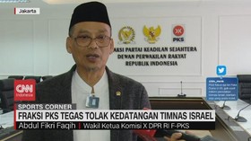 VIDEO: Fraksi PKS Tegas Tolak Kedatangan Timnas Israel