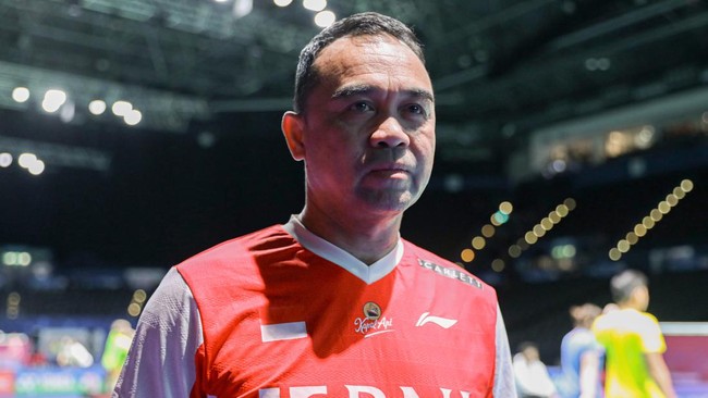 Kabid Binpres PBSI Rionny Mainaky meminta maaf dan menyatakan bertanggung jawab terkait kegagalan tim badminton Indonesia di Asian Games 2023.