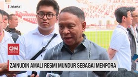 VIDEO: Zainuddin Amali Resmi Mundur sebagai Menpora