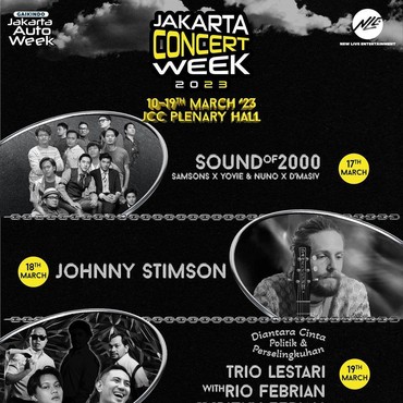 Potret, NOAH, hingga Johnny Stimson Siap Ramaikan Jakarta Concert Week