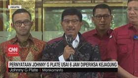 VIDEO: Pernyataan Johnny G Plate Usai 6 Jam Diperiksa Kejagung