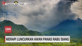 VIDEO: Merapi Luncurkan Awan Panas Rabu Siang