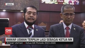 VIDEO: Anwar Usman Terpilih Lagi Sebagai Ketua MK