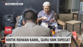 VIDEO: Kritik Ridwan Kamil, Guru SMK Dipecat