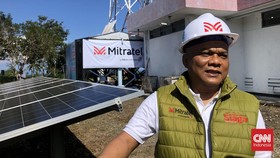img-title 615 Tower Mitratel Pakai Panel Surya, Terbanyak di Maluku dan Papua
